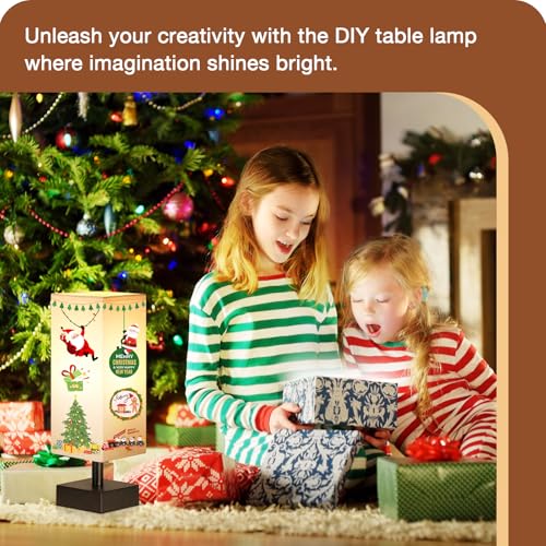 Image of aooshine Small Bedside Table Lamp for Bedroom - Square White Fabric Shade | Inline Rocker Switch, Corded Electric, Bulb Not Included, 12.8 inch Mini Table Lamp for Nightstand, Desk, Dorm, Office