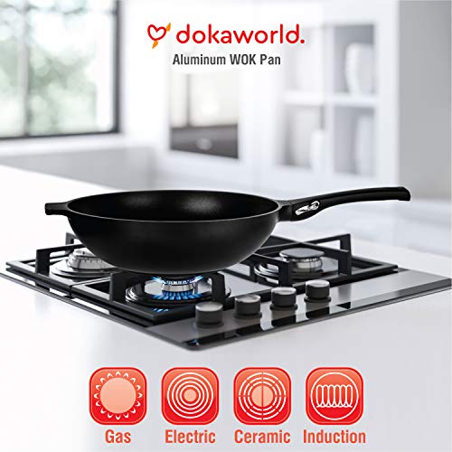 Dokaworld Aluminum Nonstick 12 Inch Wok thumb #8