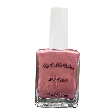 Rose Quartz Nail Lacquer, 15 ml | Women, Teens, Pink, Mauve Color, Cruelty free