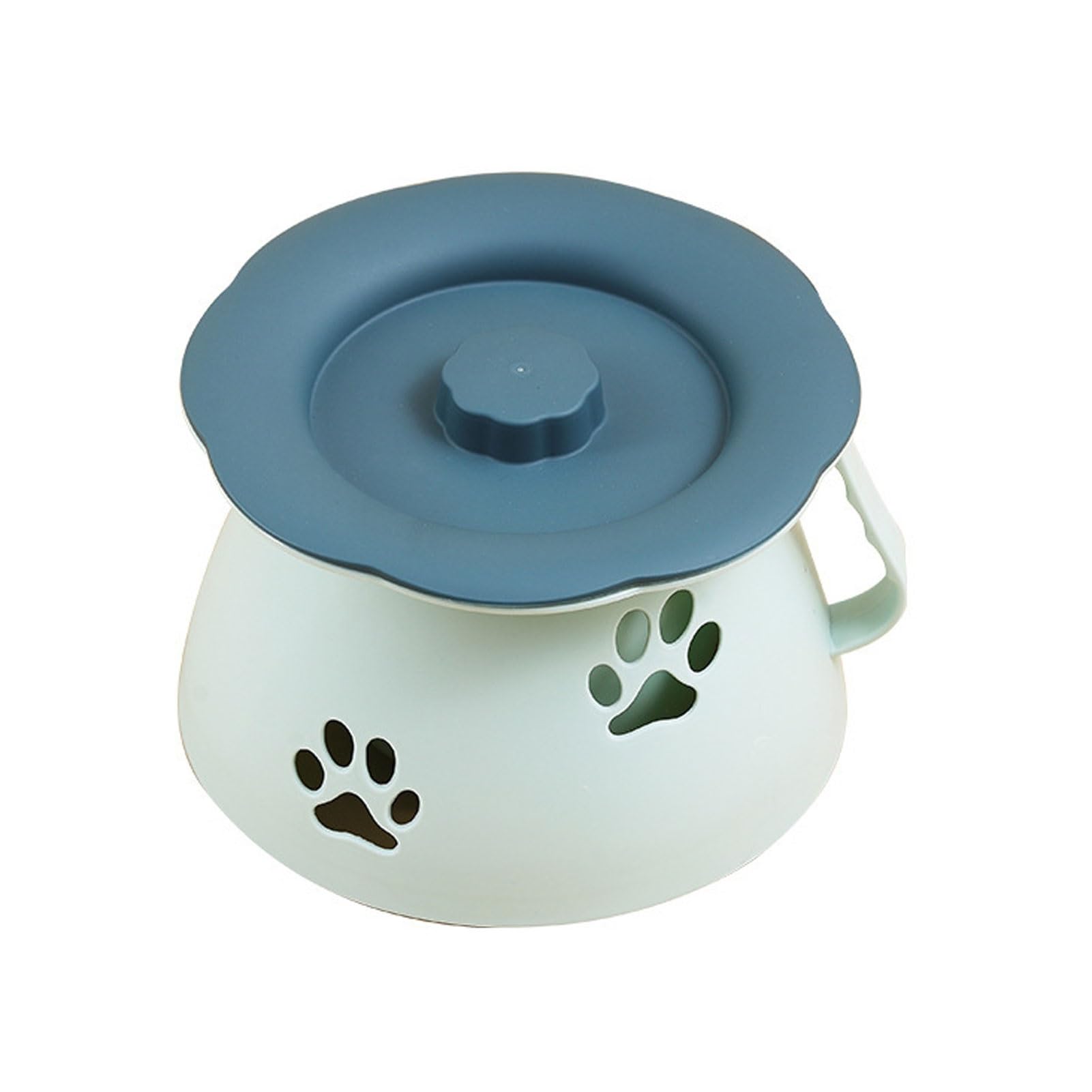 Shfohgkj Blu Chamber Pot,Urine Bucket, For Adults, Portable Toilets Bedpan With Lid And Handle, Spittoon Urinal Potty,Multifunctional Home(Blu)