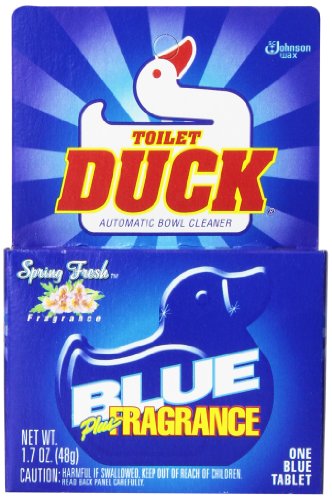 Toilet Duck Automatic Blue Single Tablet, 1.7 oz, (Pack of 12)