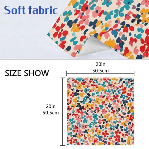Servilletas de Tela Multicolor Cuadradas 20 x 20 in Pack de 4 miniatura 6