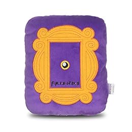 Friends the TV Show Plush Dog Toy, 8 Inch Purple Picture Frame, Pet Toy for All Breeds Sizes