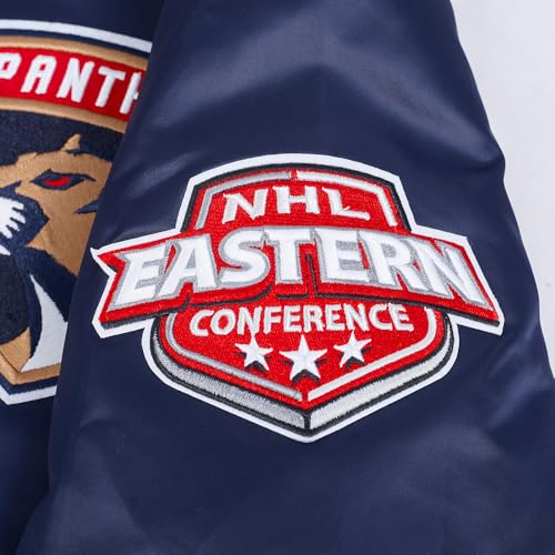 Image of Pro Standard Mens NHL Old English Satin Jacket