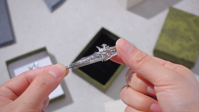 Amazon.com: Quelay 2 Pcs Sword Tie Clip for Men, Silver Knife