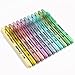 WRITECH Retractable Highlighters Assorted Colors: Chisel Tip Click Aesthetic Highlighter Marker Pens Pack Multi Colored Ink No Bleed Smear for Highlighting Journaling (12ct Neutral)