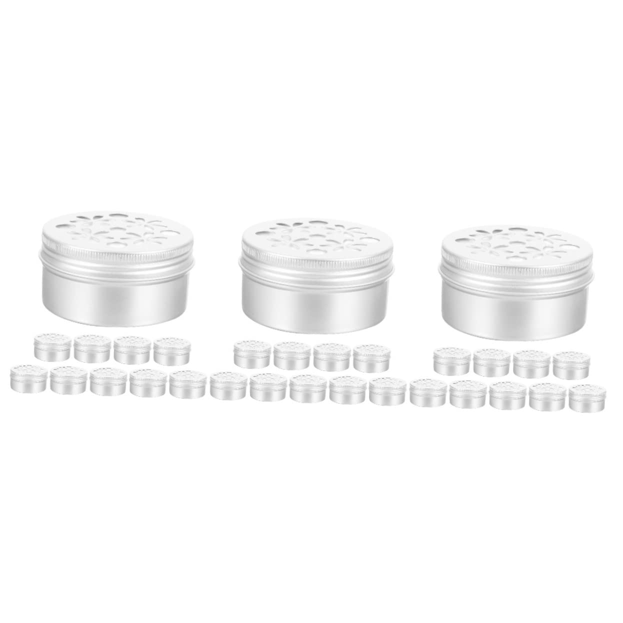 SUPVOX 30 Piezas Caja olores para adiestramiento canino Recipiente Redondo con Tapa Herramienta Entrenamiento Olor xherramienta Kit Entrenamiento para Perros Titular Aroma