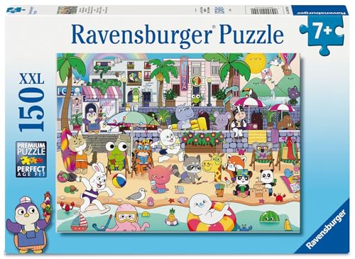 Ravensburger Kinderpuzzle 12001704 - Spaß an der Strandpromenade - Puzzle mit 150 großen Teilen, für Kinder ab 7 Jahren