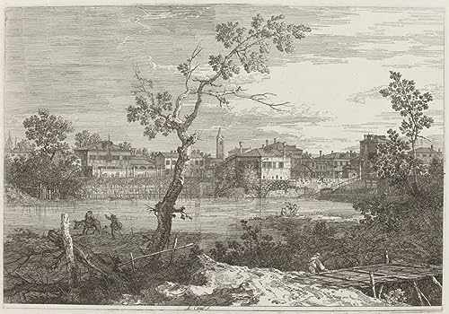 Impression toile Canaletto grand portrait d'art mural de prestige