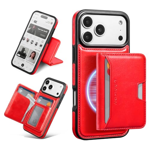 Étui portefeuille iPhone 17 Pro magnétique amovible 2 en 1 avec blocage RFID
