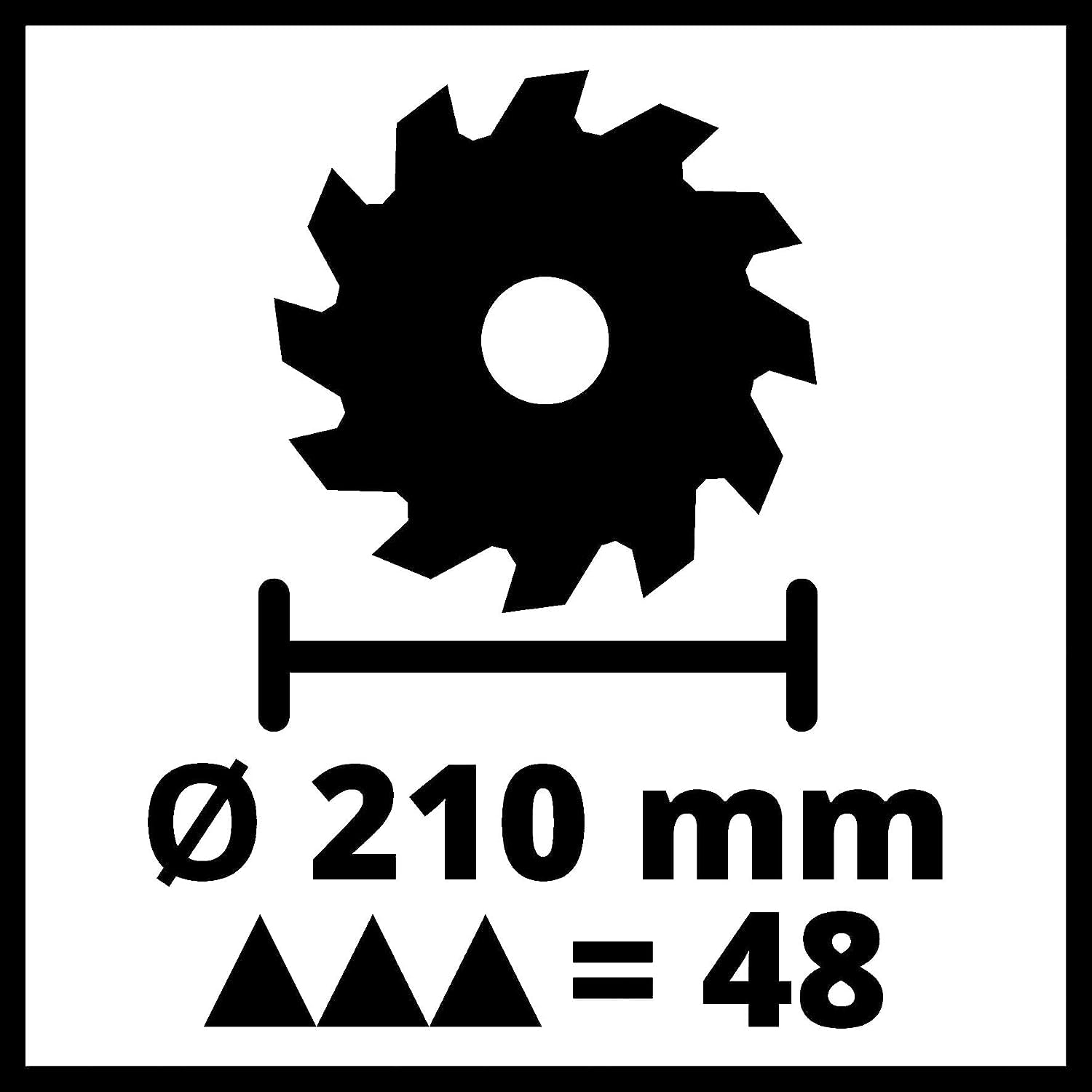 Einhell Sierra de tracción, vaivén e inglete TE-SM 2131 Dual | 1600 W | corte 65 x 310 mm | 1 hoja de sierra de Ø 210 mm | cabezal inclinable bilateral | tracción