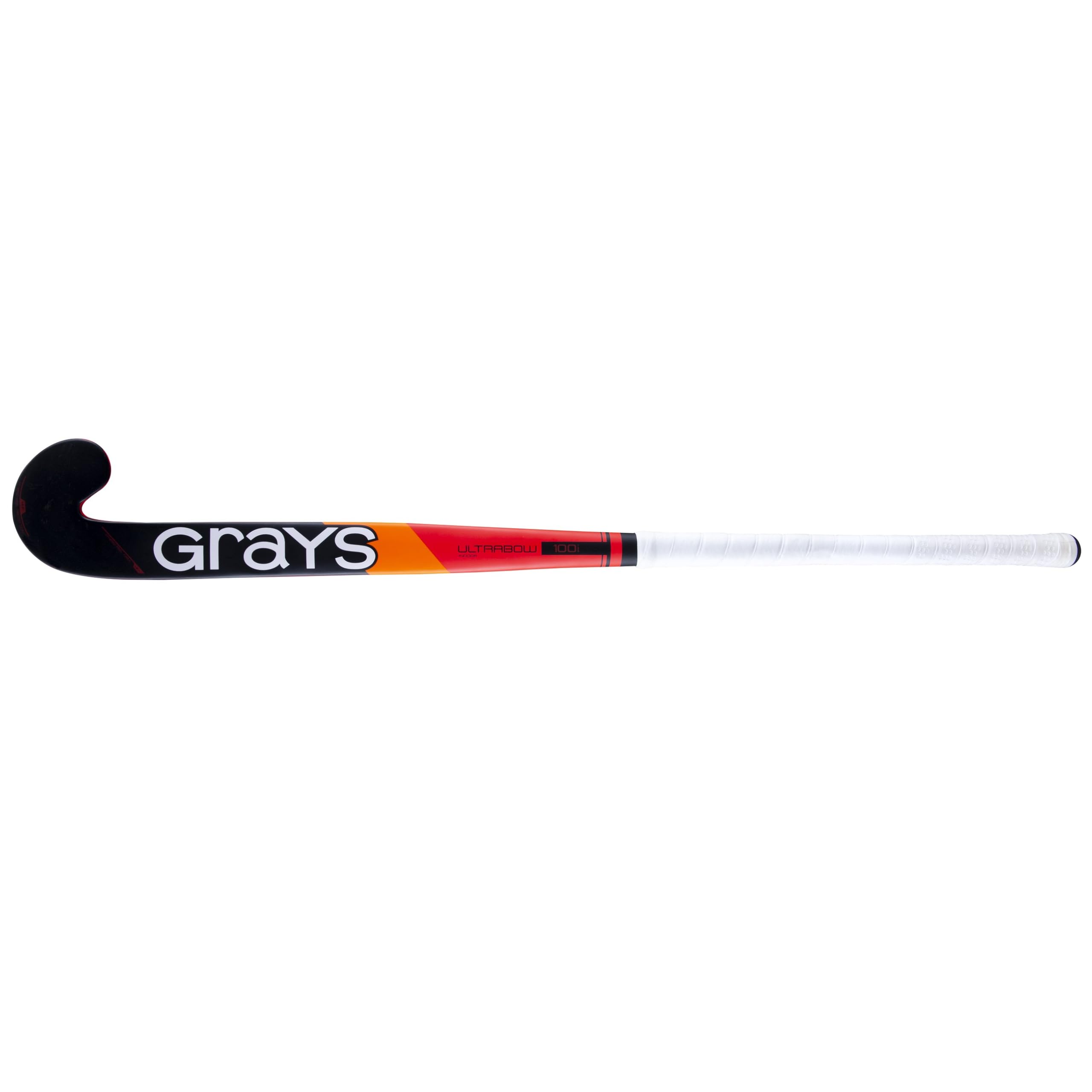 GRAYS Stick Hockey 100i Ultrabow Indoor Nero/Rosso Bastone Hockey Sala