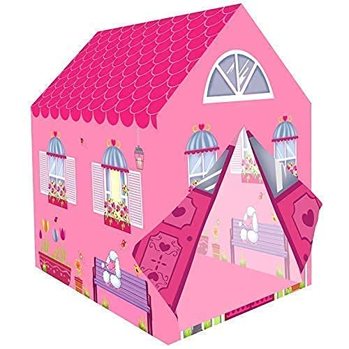 Foxit Extremely Light Water Proof Kids Play House Tent for 10 Year Old Girls and Boys- Multi Color- (Doll House)