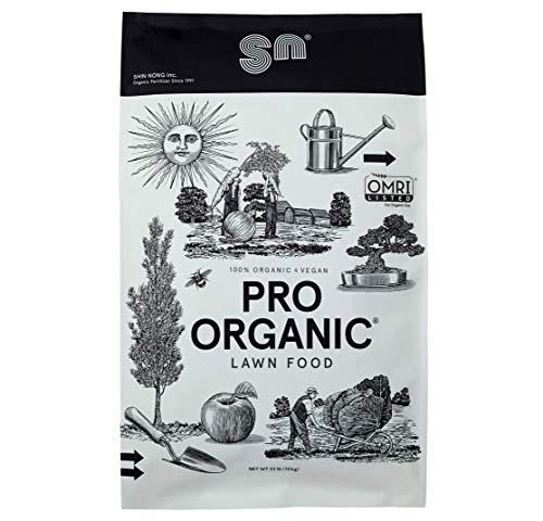 PRO Organic Lawn Fertilizer by Shin Nong, 100% Organic, OMRI Listed, 22lb
