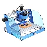CNC 3018 PRO MAX、全金属フレーム、200wスピンドル12000RPM、アップグレードステッピングモーター、GRBL制御およびオフライン制御を備えたCNC彫刻機、リミットスイッチ付き、非常停止およびZプローブ