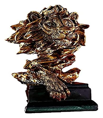 Ornement anniversaire cadeau hotel miniature lion en résine durable