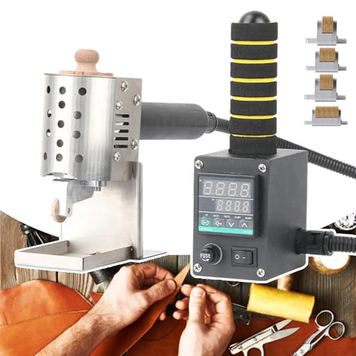 SICWEDIM Handheld Hot Melt Glue Roller Machine,150w Hot Melt Glue Dispenser for Packaging Pasting,with 4 Different Sized Glue Rollers/Glue Barrels Size Optional (150ml)