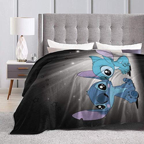 FFFFFFFFFF Lilo Stitch Deken, extra groot, warm, voor volwassenen, super zachte deken met flanel, anti-pilling, zacht… - Image 5