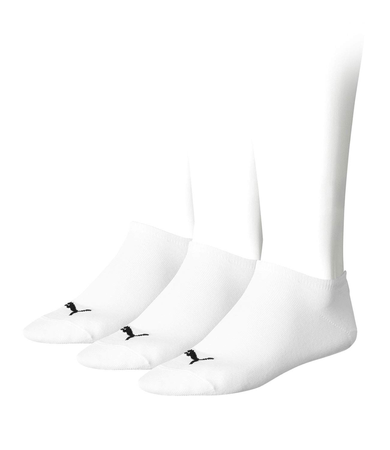 Puma White Sneaker Invisible Socks (3 Pairs) (Product Colour: Product Size: 2.5-5)