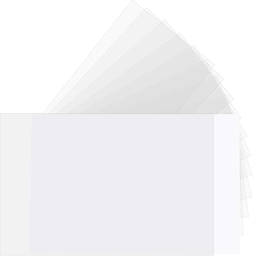 Boao 200 protectores de tarjetas de recetas, fundas para tarjetas de recetas, protectores de plástico para libros de cocina, protectores de hojas de