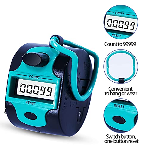image for TESEAS Handy Counter Click Manual Digital clicker Stitch Tally Counter