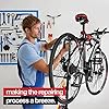 Sagler Support de réparation de vélo pliable pour l'entretien des vélos de route et de montagne, support de travail portable réglable en hauteur pour vélo avec mécanisme de libération rapide #1