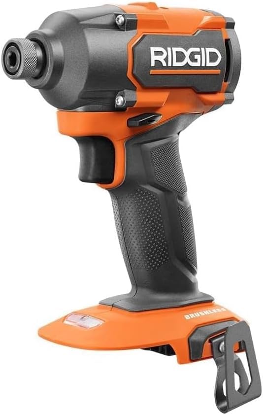 RIDGID 18V Brushless 3-Speed 1/4" Impact Driver (Renewed)