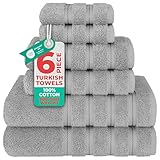 American Soft Linen Luxury 6 Piece Towel Set, 2...