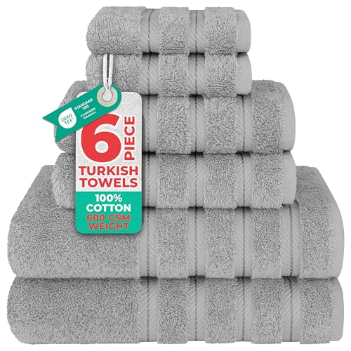 American Soft Linen Luxury 6 Piece Towel Set, 2 Bath