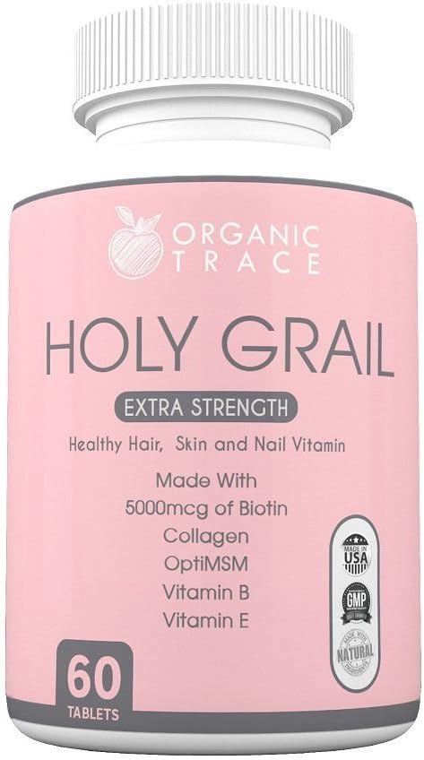 Organic Trace Holy Grail Extra Strength for Hair, Skin and Nails, 60-Tablets