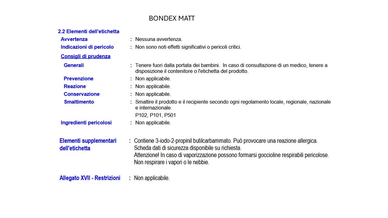 BONDEX MATT MOGANO 668 2,5 LT