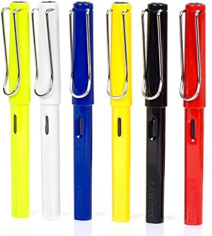 6pcs LANBITOU 757 Iridium Point EF Nib Fountain Pens Set Of 6