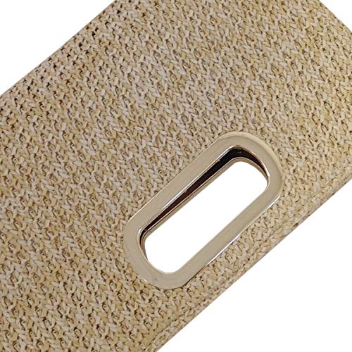 Image of Top Handle Straw Clutch