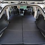 【2025新型綿と麻素材】セレナ 車中泊 マット C25/C26/C27/C28 に適用 折りたたみ式 ベッドキット 段差解消 快適睡眠 車中泊 ベッド 後部座席エクステンダー 便利グッズ キャンプ用品 自宅用 black