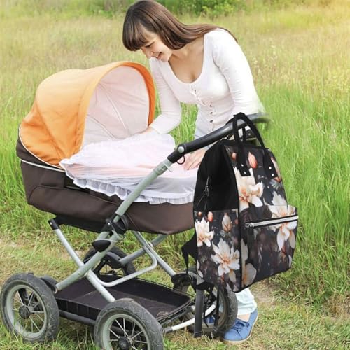 Sac à dos à langer imperméable avec compartiment d'allaitement - 6