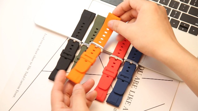 24mm siliconen band compatibel for Casio PROTREK serie
