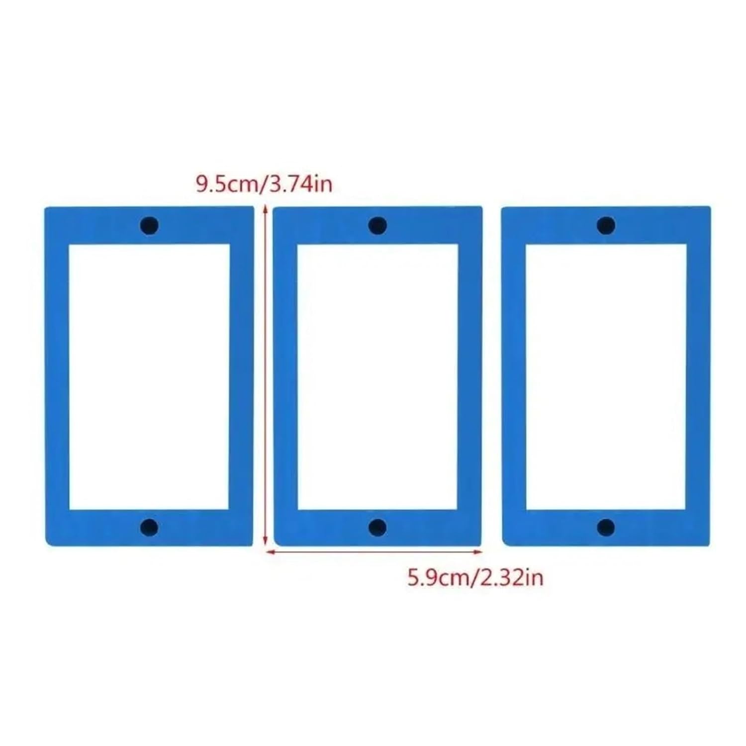 Outlet Box Extenders 6pcs Outlet Box Practical Box Expand Power Simple Install Plastic(Blue)