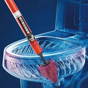 Hoge druk toilet deblokkeren een schot toiletpijpplunjer, Hoge druk toilet deblokkeren een schot, Roestvrijstalen toilet ontstoppingsslang toiletslang, Luchtzuiger voor toilet, Afvoer, Verstopte buis