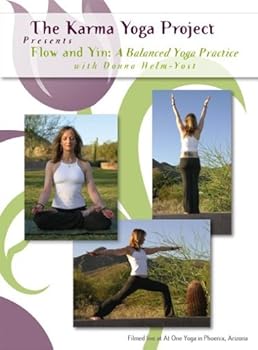 DVD Flow and Yin: A Balanced Yoga Practice with Donna Helm-Yost Book