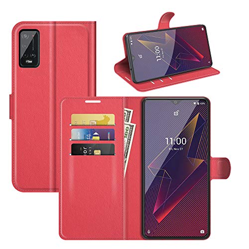Fertuo Coque pour Wiko Power U10 / U20, Antichoc Portefeuille Étui Housse en Cuir à Rabat Flip Cover Case avec Silicone Bumper, Porte Carte, Béquille, Boucle...