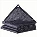 Produktbild SSYBDUAN Plane, Schattiertes schwarzes Canvas-Netz Verschleißfester Stoff Anti-Aging, Multi-Size-Option, (2x6m) (Farbe : Negro, größe : 3x4m)