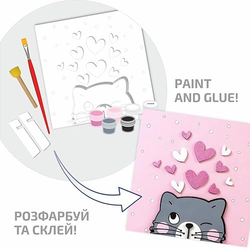 Miniatura 4 de Wise Elk ROSA Talent - Juego de pintura 3D  Kit de arte de varias capas, tablero de fibra imprimado, collage hecho a mano para decoración del hogar