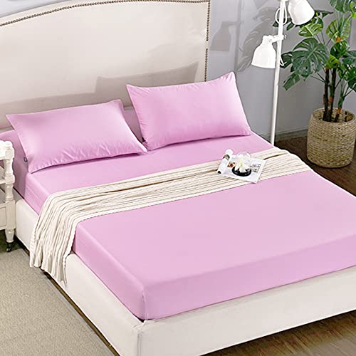 House of Quirk Fitted Sheet Bed Sheets 20CM Extra Deep Pocket Sheets Soft and Breathable Machine Washable Fitted Bedding Sheets (Lilac, Super King Size 78.7" x 86.6" Inch) (B09H7JSB65) Amazon Price History, Amazon Price Tracker