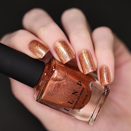 Image of ILNP Checkmate - Orange Copper Ultra Metallic Bright Nail Polish