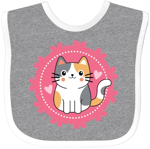 inktastic Calico Cat Little Girl Kitten Baby Bib