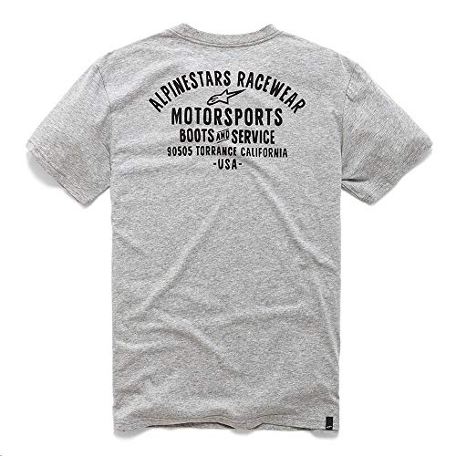 Alpinestars Men's Service Premium Pocket Tee, Grey Heather, Medium