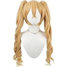 Cosplay Wig, Taoyuan Love, Momozono Love, Wig, Long, Twin-Tail, Curly Hair, Fluffy, Popular, Cute, Full Wig, Costume Wig, Heat Resistant, Cosplay, School Festival, Cultural Festival, Small Face