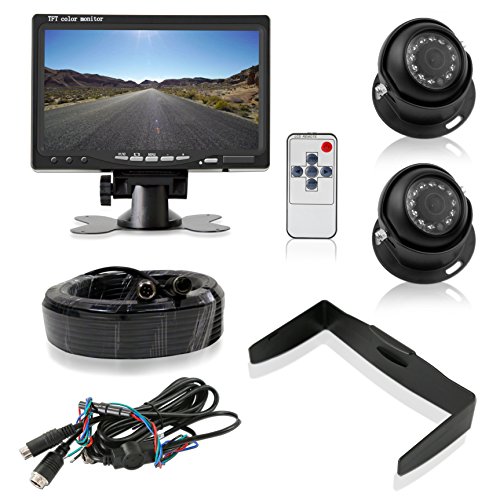 Pyle Backup Camera System with 2 Weatherproof Cams & 7” Rear View Dash