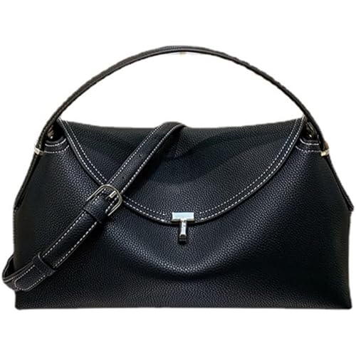 Woman Handbag Luxury Leather Underarm Shoulder Casual Tote Lady Soft Bucket Bag