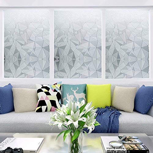 Niviy J0000027E 3D No Glue Static Cling Window Films Privacy Cut Glass Window Sticker thumb #5